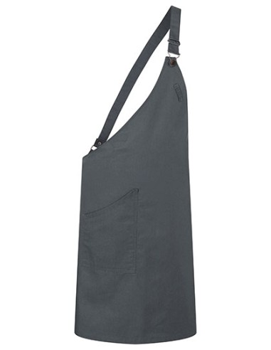 KAL-LS36-Asymmetrical Bib Apron Classic With Pocket